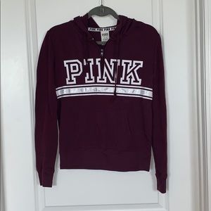 Maroon PINK hoodie